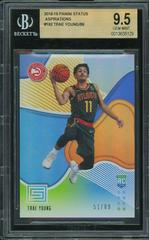 Trae Young [Aspirations] Basketball Cards 2018 Panini Status Prices