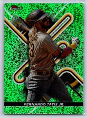 Fernando Tatis Jr. [Green Speckle] #1 Baseball Cards 2022 Topps Finest Prices
