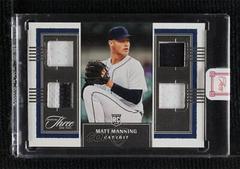 Matt Manning #RQJ-MM Baseball Cards 2022 Panini Three and Two Rookie Quad Jerseys Prices