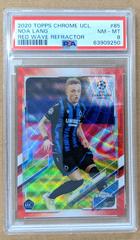 Noa Lang [Red Wave] Soccer Cards 2020 Topps Chrome UEFA Champions League Prices
