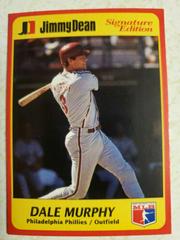Dale Murphy #3 Baseball Cards 1991 Jimmy Dean Prices