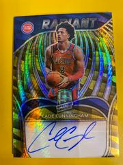 Cade Cunningham [Asia Gold] Basketball Cards 2021 Panini Spectra Radiant Signatures Prices