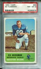 Ed Hussman Football Cards 1962 Fleer Prices