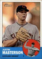 Justin Masterson #14 Baseball Cards 2012 Topps Heritage Prices