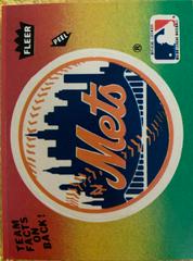 Mets [Team Logo Sticker] Baseball Cards 1985 Fleer Prices