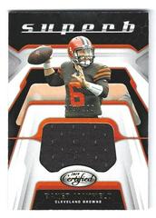 Baker Mayfield #SU-BM Football Cards 2019 Panini Certified Superb Swatches Prices
