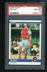 Bo Diaz #29 Baseball Cards 1984 Fleer Prices