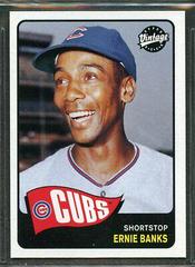 Ernie Banks #58 Baseball Cards 2003 Upper Deck Vintage Prices
