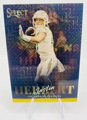Justin Herbert [Gold] #AS-5 Football Cards 2022 Panini Select Artistic Selections Prices