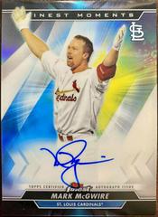 Mark McGwire #MOMA-MM Baseball Cards 2020 Topps Finest Moments Autographs Prices