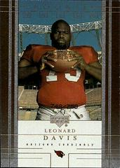 Leonard Davis Football Cards 2001 Upper Deck Prices