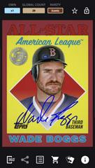 Wade Boggs [Red] #88ASA-WBO Baseball Cards 2023 Topps 1988 All Star Autographs Prices