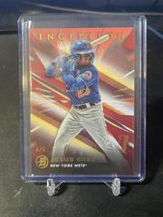 Jesus Baez [Red Foil] #48 Baseball Cards 2023 Bowman Inception Prices
