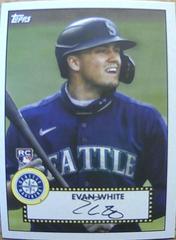 Evan White #T52017 Baseball Cards 2021 Topps 1952 Redux Prices