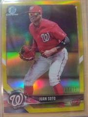 Juan Soto [Canary Yellow Refractor] #BCP-52 Baseball Cards 2018 Bowman Chrome Prospects Prices