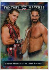 Seth Rollins, Shawn Michaels Wrestling Cards 2020 Topps WWE Chrome Fantasy Matches Prices