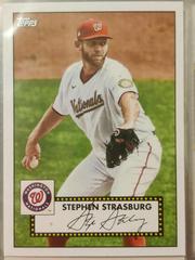 Stephen Strasburg #T52-41 Baseball Cards 2021 Topps 1952 Redux Prices