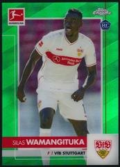 Silas Wamangituka [Green Refractor] #93 Soccer Cards 2020 Topps Chrome Bundesliga Prices
