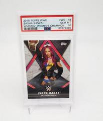 Sasha Banks #WC-18 Wrestling Cards 2018 Topps WWE Women's Division Champion Prices