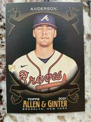 Ian Anderson #149 Baseball Cards 2021 Topps Allen & Ginter X Prices