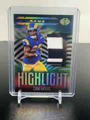 Cam Akers [Gold] Football Cards 2021 Panini Illusions Highlight Swatches Prices