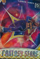 LeBron James [Gold Wave] #14 Basketball Cards 2019 Panini Donruss Optic Fantasy Stars Prices