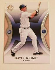 David Wright Baseball Cards 2007 SP Authentic Prices