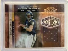 Drew Brees #203 Football Cards 2001 Playoff Honors Prices