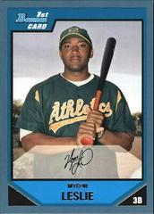 Myron Leslie #BP64 Baseball Cards 2007 Bowman Prospects Prices