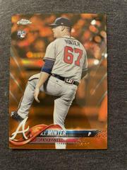 A.J. Minter [Orange Refractor] Baseball Cards 2018 Topps Chrome Prices