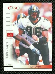 Justin Smith Football Cards 2001 Sage Prices