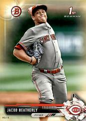 Jacob Heatherly [Gold] Baseball Cards 2017 Bowman Draft Prices