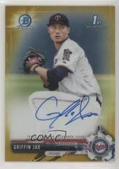 Griffin Jax [Gold Refractor] #CPA-GJ Baseball Cards 2017 Bowman Chrome Prospects Autographs Prices