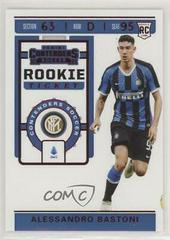 Alessandro Bastoni [Red] #RT-34 Soccer Cards 2019 Panini Chronicles Contenders Rookie Ticket Prices