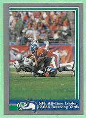 12,686 Receiving Yards Football Cards 1989 Pacific Steve Largent Prices