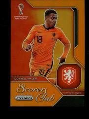 Donyell Malen [Orange] Soccer Cards 2022 Panini Prizm World Cup Scorers Club Prices