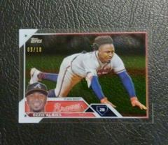 Ozzie Albies [Clear] #81 Baseball Cards 2023 Topps Prices