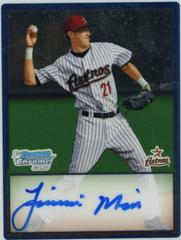 Jiovanni Mier [Autograph] Baseball Cards 2009 Bowman Chrome Draft Picks & Prospects Prices