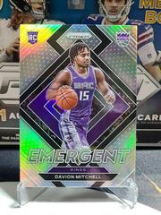 Davion Mitchell [Silver Prizm] #25 Basketball Cards 2021 Panini Prizm Emergent Prices