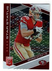 George Kittle [Red] Football Cards 2019 Donruss Elite Star Status Prices