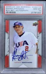 Manny Machado [Autograph] #USA113 Baseball Cards 2009 Upper Deck USA Baseball Box Set Prices