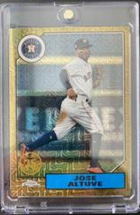 Jose Altuve [Gold] #T87C2-12 Baseball Cards 2022 Topps Silver Pack 1987 Chrome Series 2 Prices
