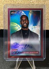 Gary Payton [Red Refractor] #FA-GP Basketball Cards 2021 Topps Finest Autographs Prices