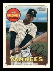Didi Gregorius [Red Ink] #DG Baseball Cards 2018 Topps Heritage Real One Autographs Prices