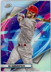 Bryce Harper [Refractor] #3 Baseball Cards 2022 Topps Cosmic Chrome Prices
