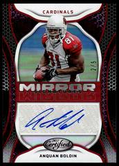Anquan Boldin [Purple] Football Cards 2022 Panini Certified Mirror Signatures Prices
