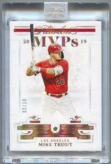 Mike Trout [Gold] #69 Baseball Cards 2021 Panini Flawless Prices