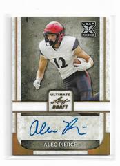 Alec Pierce [Gold Spectrum] Football Cards 2022 Leaf Ultimate Draft Autographs Prices