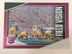 Aaron Rodgers [Purple] #FV-4 Football Cards 2019 Donruss Elite Field Vision Prices