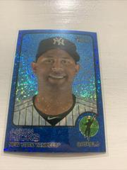 Aaron Hicks [Chrome Blue Sparkle] #715 Baseball Cards 2022 Topps Heritage Prices